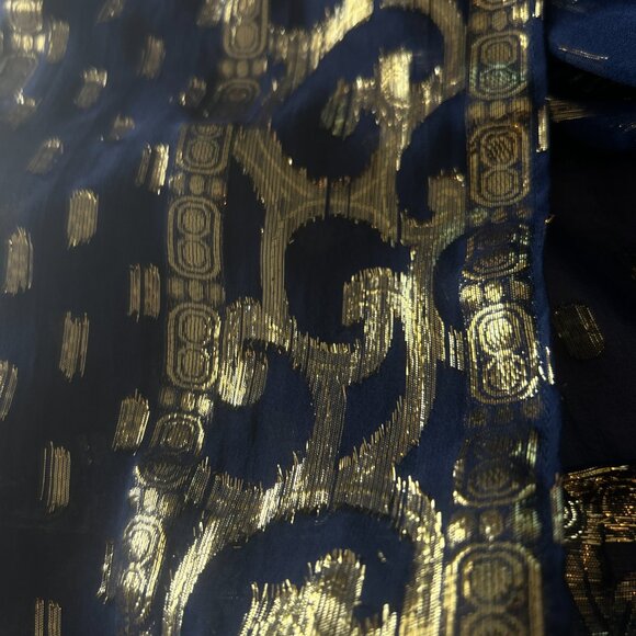 Calypso, St. Barth | Navy and Gold Tunic / Dress - Picture 14 of 14